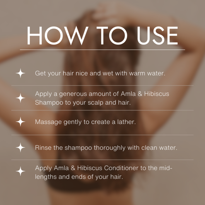How to use - Amla, Flaxseed & Methi Haircare Trio
